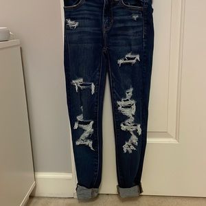 American Eagle ripped jeans